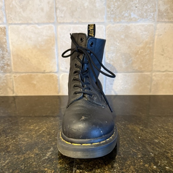Dr. Martens Y2K Pascal Boots Women's 8 Black Leather Combat Boot - Picture 6 of 14
